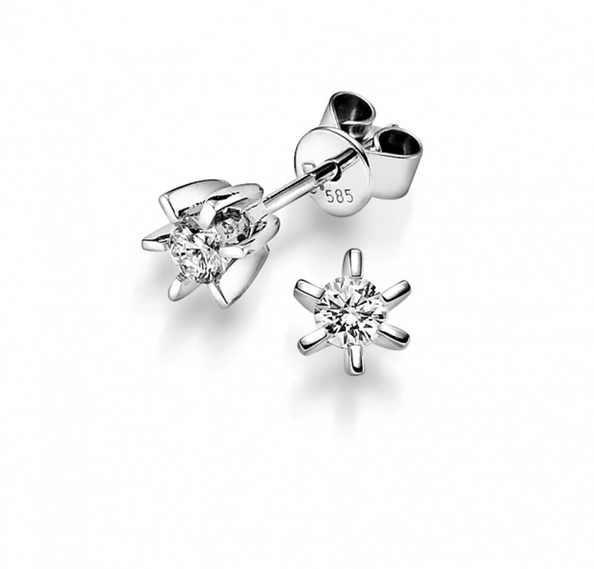 DIAMANT ØREPYNT 2-0,14 TW.SI